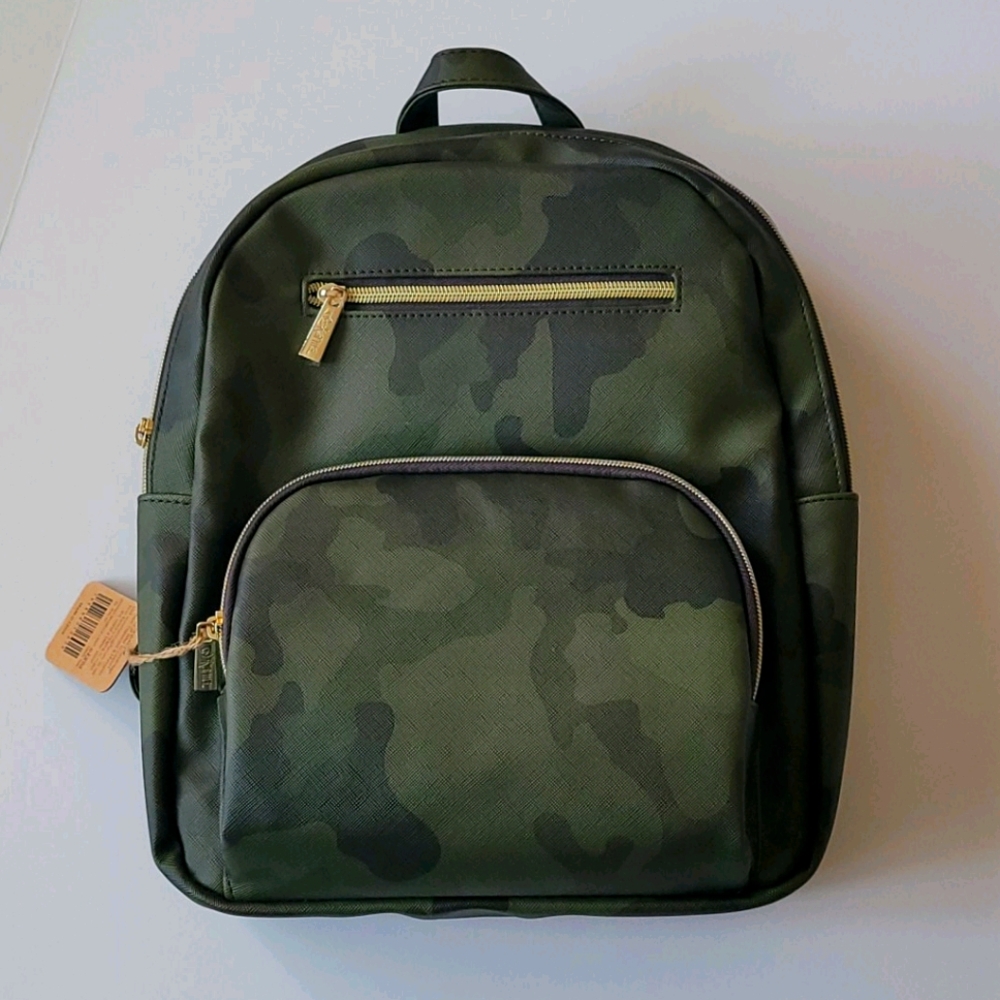 Camo Green Multifunction Dual Strap Backpack